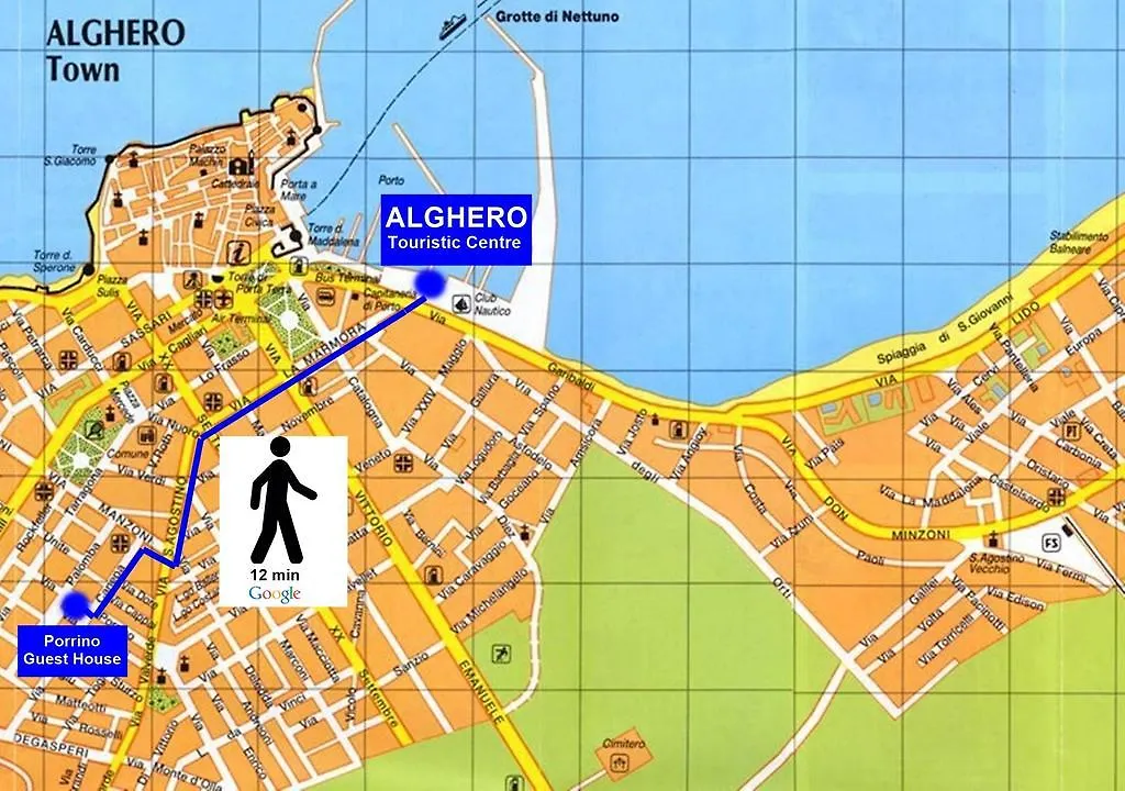 ***  Porrino Guest House - Affittacamere Альгеро Италия